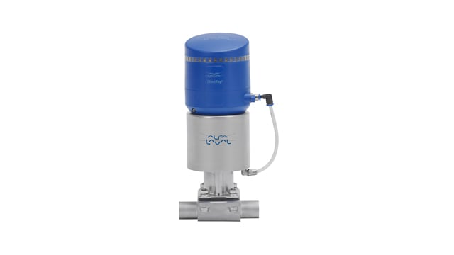 Vannes à membrane Unique DV-ST UltraPure Alfa Laval pour les industries pharmaceutiques et biotechnologiques et d'autres processus focalisés sur l'hygiène.
