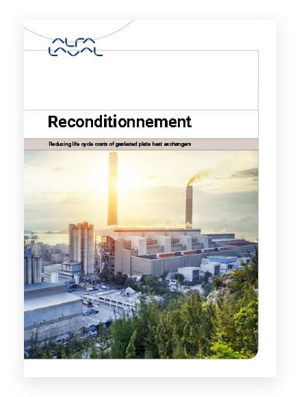 Brochure de présentation du processus de vérification et de réparation des échangeurs à plaques et joints