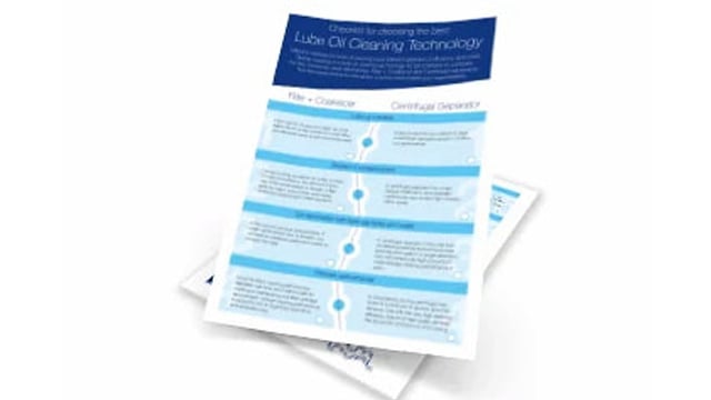 Whitebook : ressources sur les technologies de traitement des huiles de lubrification marines