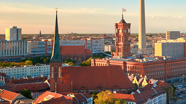 Berlin city landscape
