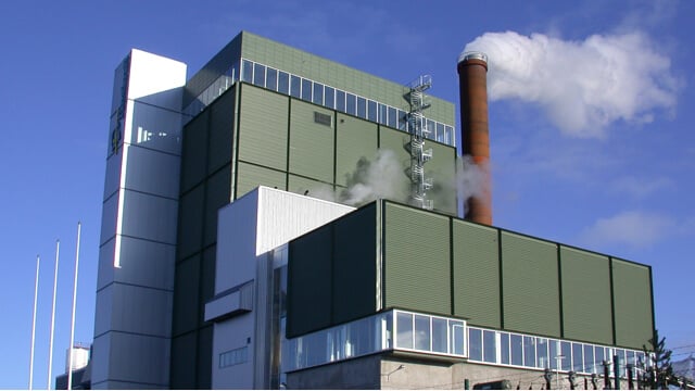 renewable energy power plant building