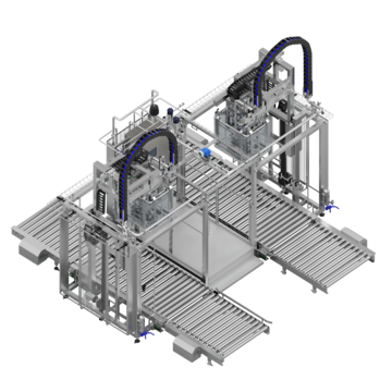 Remplisseuse aseptique de bacs